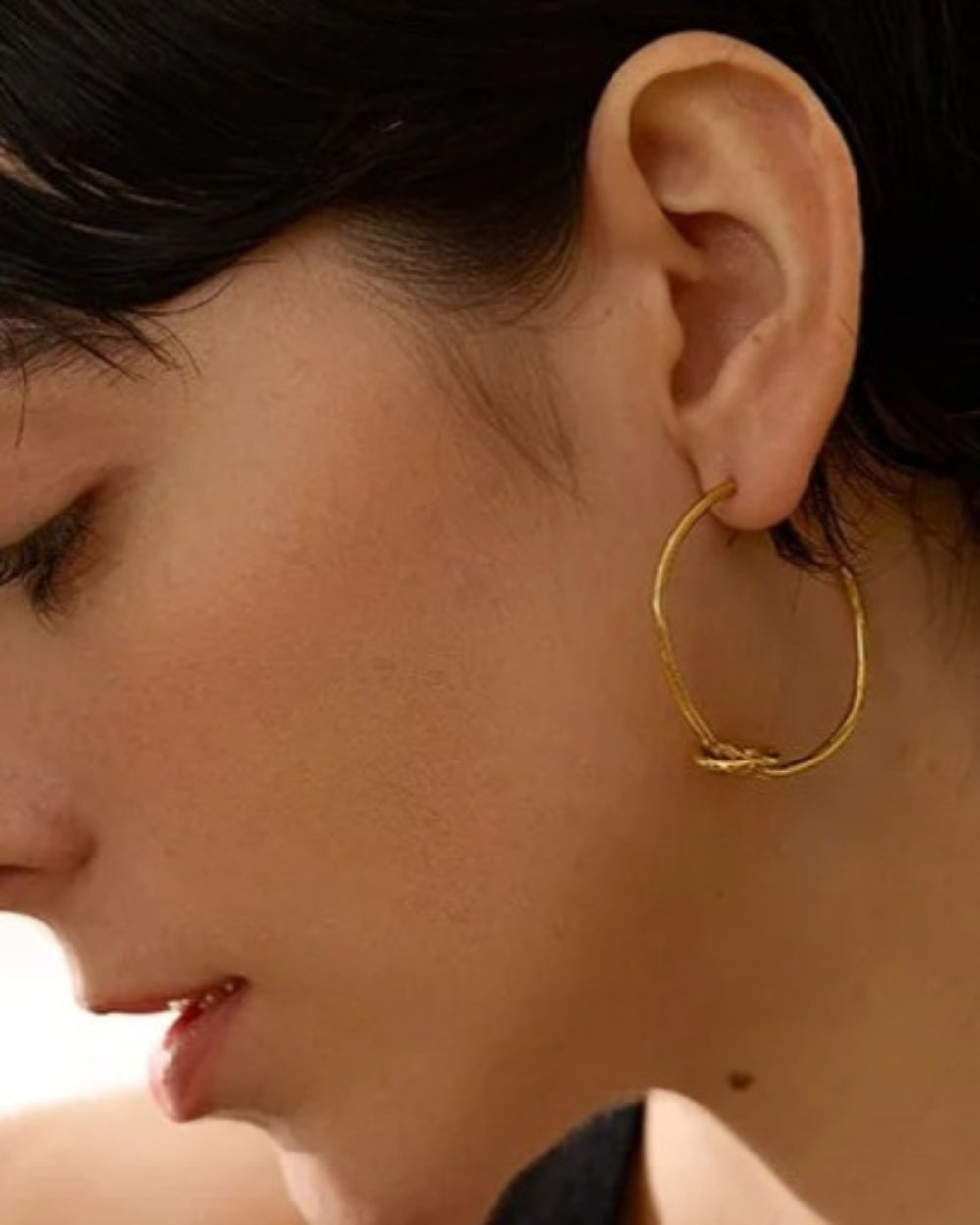 Delicate Laced Hoops