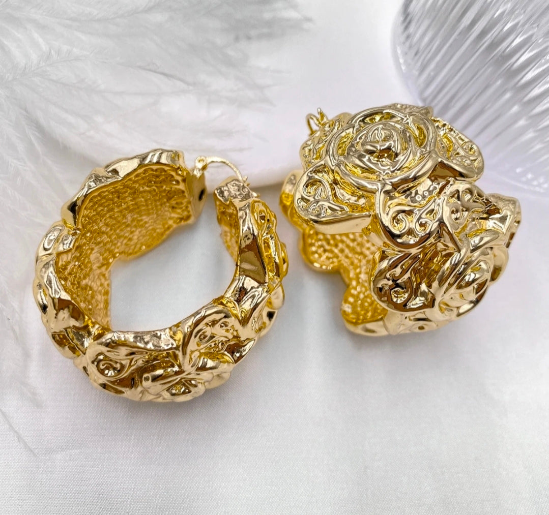 Rose Luxe Hoops