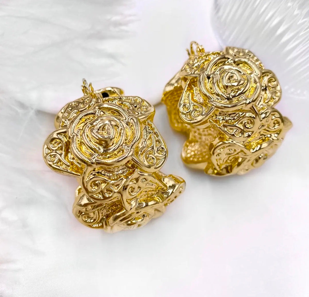 Rose Luxe Hoops