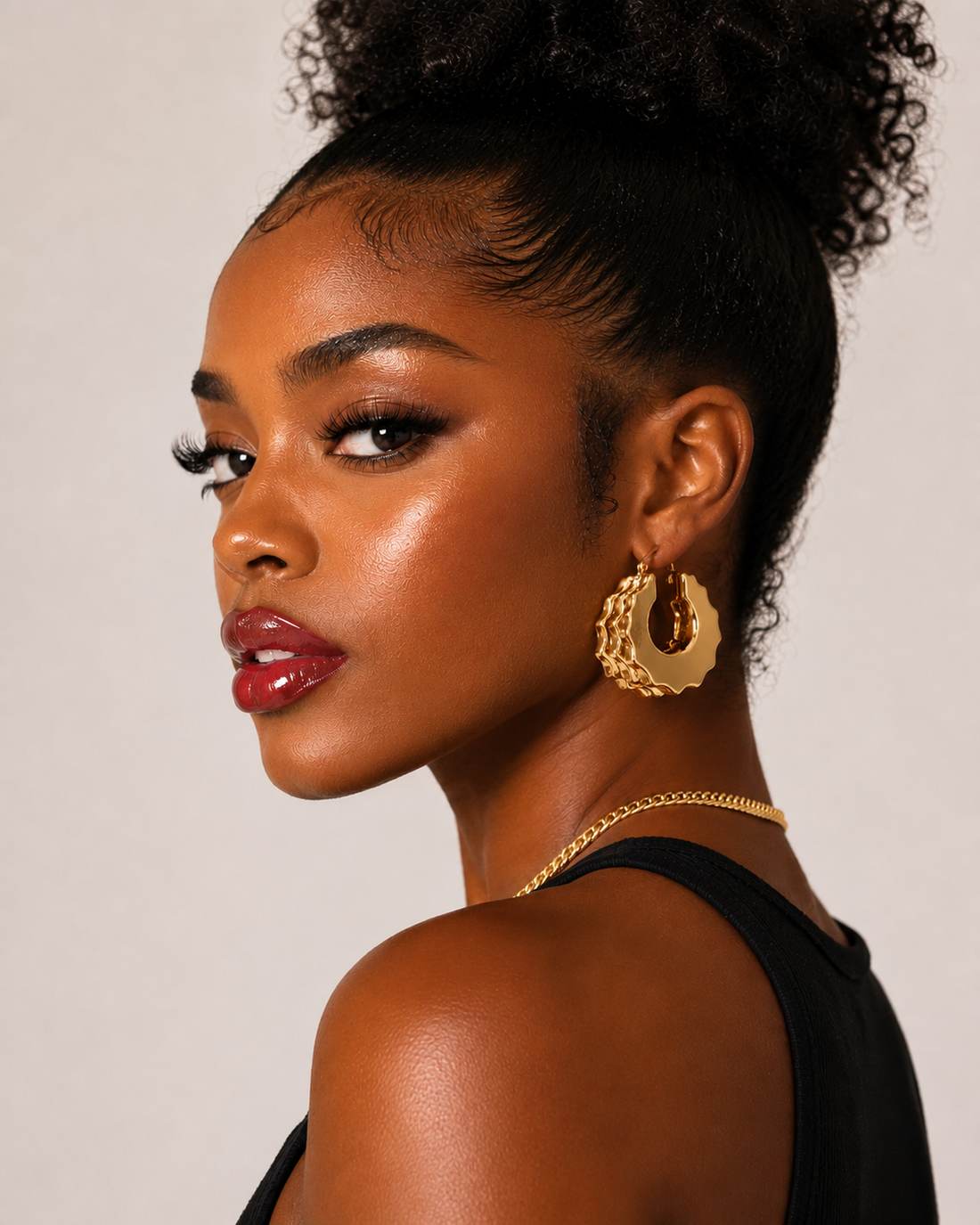 Ms. Lady Chunky Hoops